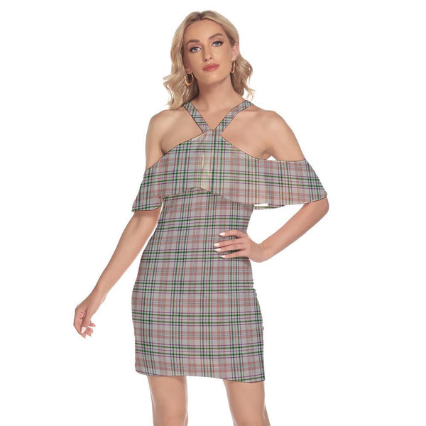 Shaw Dress Tartan Classic Shoulder Cami Dress