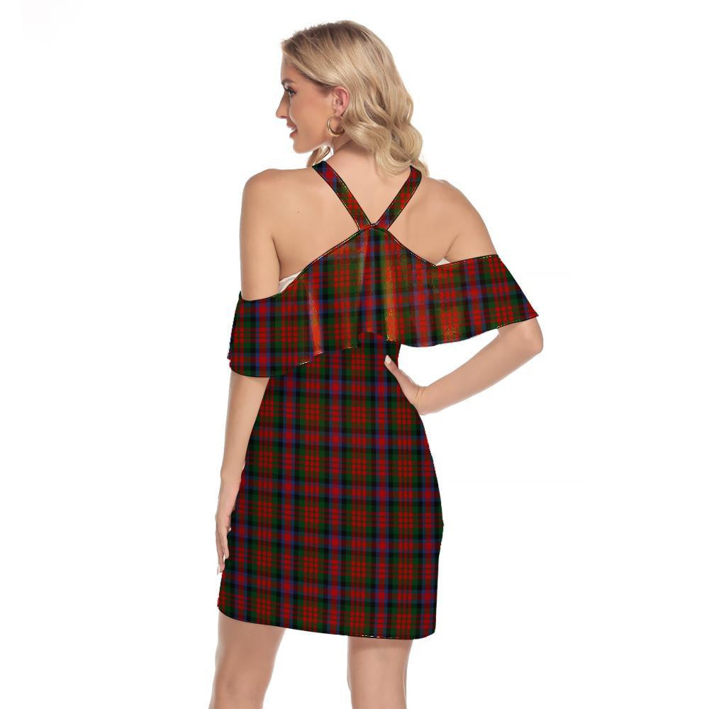 MacDuff 03 Tartan Classic Shoulder Cami Dress