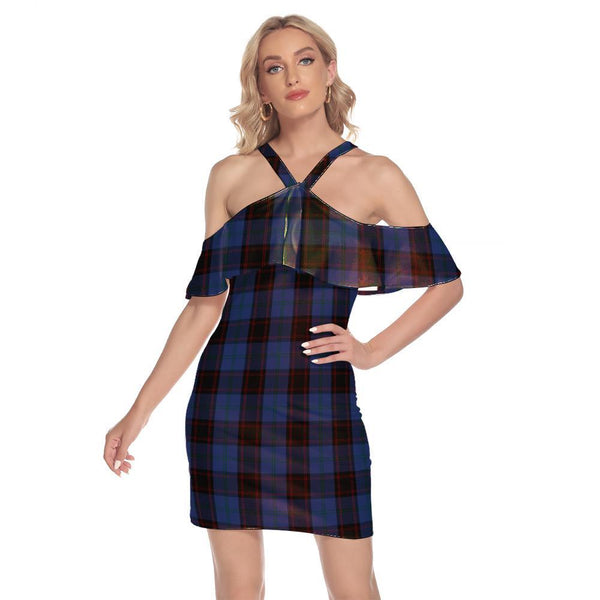 Home (Hume) Tartan Classic Shoulder Cami Dress