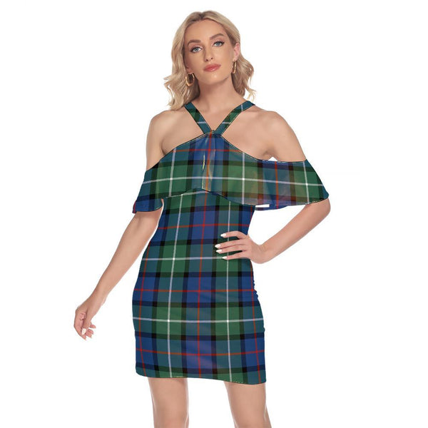 Davidson of Tulloch 01 Tartan Classic Shoulder Cami Dress