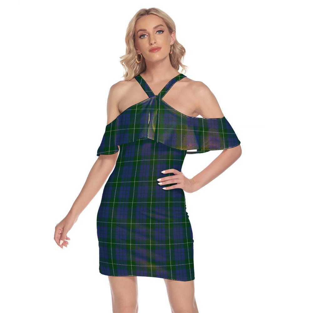 Hamilton Hunting Tartan Classic Shoulder Cami Dress