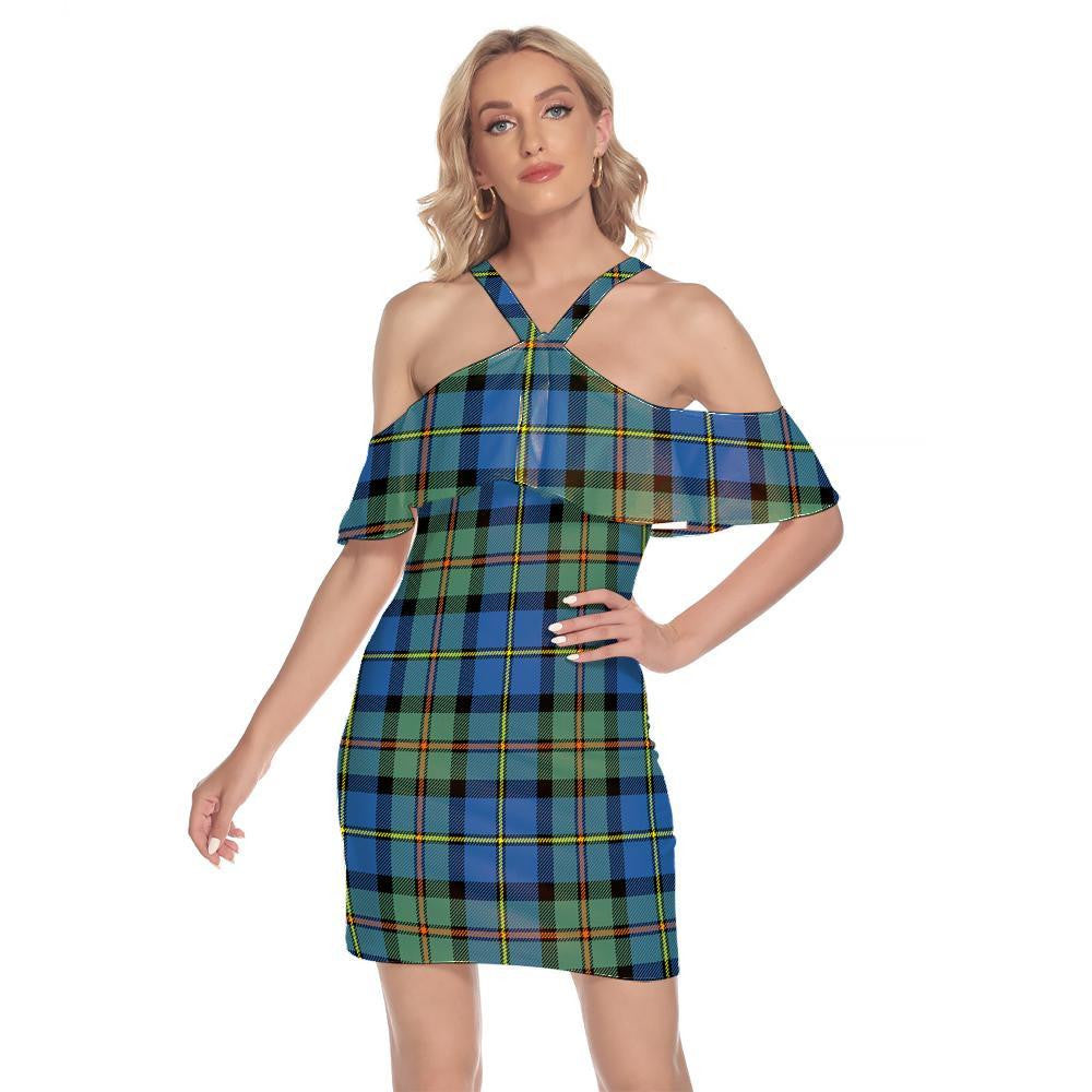 MacLeod of Harris Ancient Tartan Classic Shoulder Cami Dress