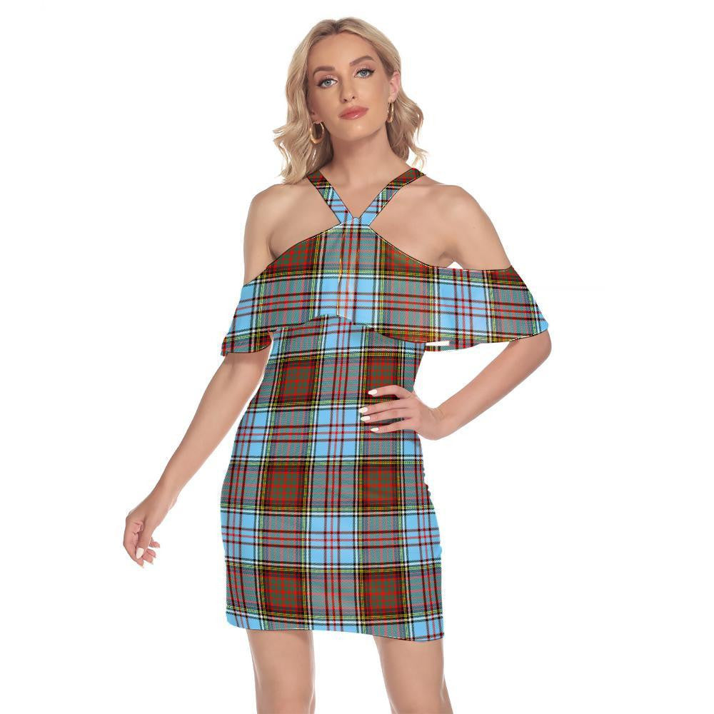 Anderson Ancient Tartan Classic Shoulder Cami Dress