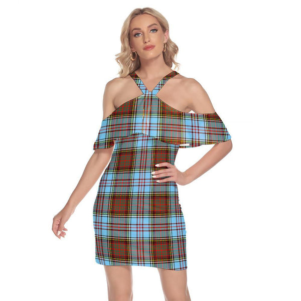 Anderson Ancient Tartan Classic Shoulder Cami Dress