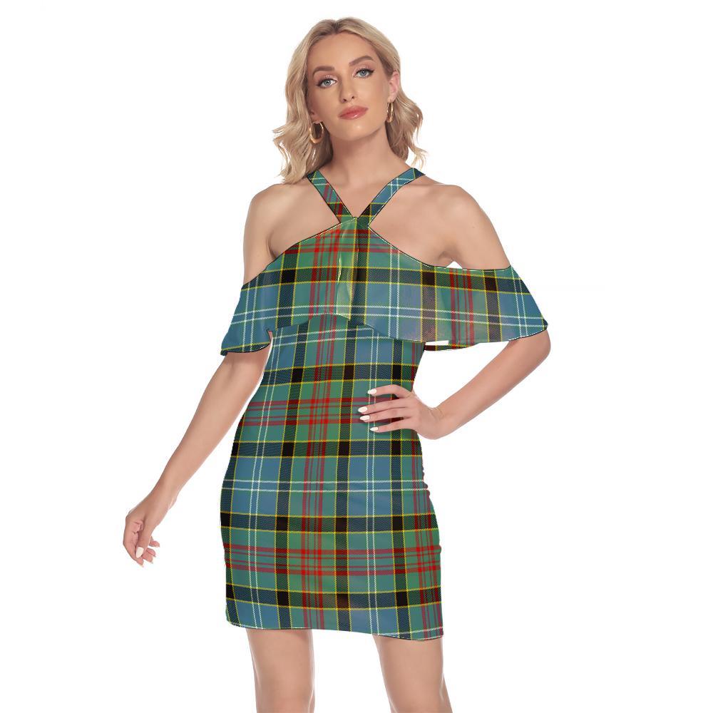 Brisbane modern Tartan Classic Shoulder Cami Dress