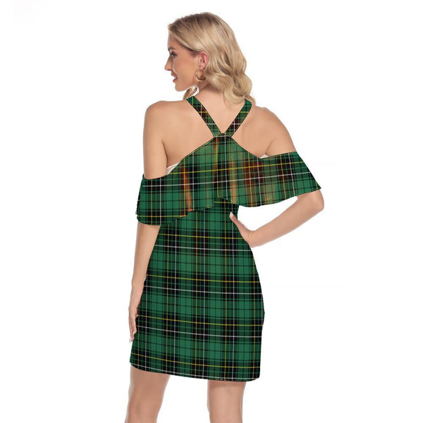 MacAlpin (MacAlpine) Ancient Tartan Classic Shoulder Cami Dress