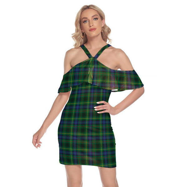 Stewart Hunting Modern Tartan Classic Shoulder Cami Dress