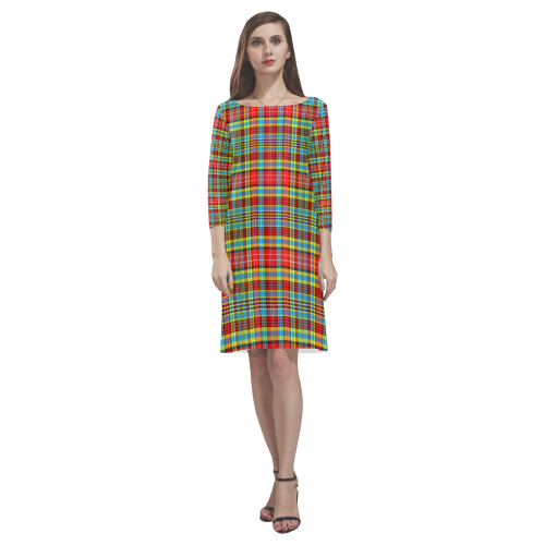 Ogilvie Tartan Classic Round Neck Dress