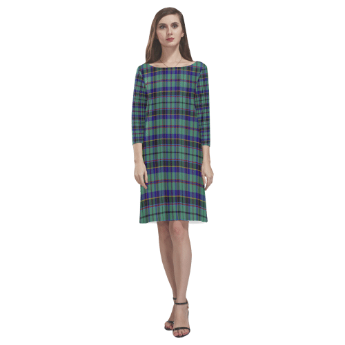 Stevenson Tartan Classic Round Neck Dress