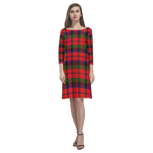 Macnaughton Modern Tartan Classic Round Neck Dress