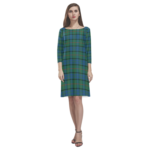 Lauder Tartan Classic Round Neck Dress