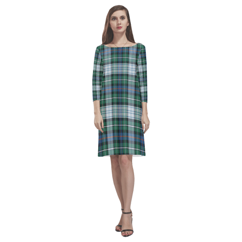 Mackenzie Dress Ancient Tartan Classic Round Neck Dress