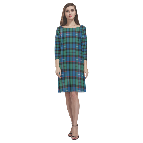 Hunter Ancient Tartan Classic Round Neck Dress