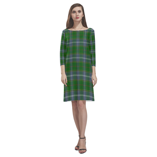 Pringle Tartan Classic Round Neck Dress