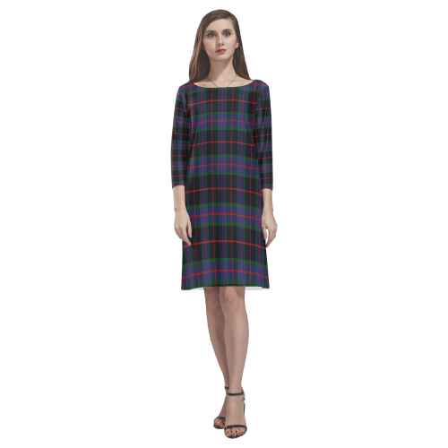 Nairn Tartan Classic Round Neck Dress