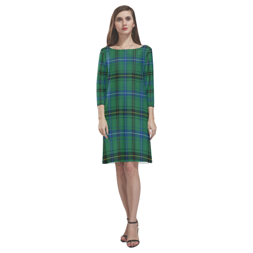 Henderson Ancient Tartan Classic Round Neck Dress