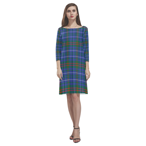 Edmonstone Tartan Classic Round Neck Dress