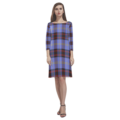 Rutherford Tartan Classic Round Neck Dress