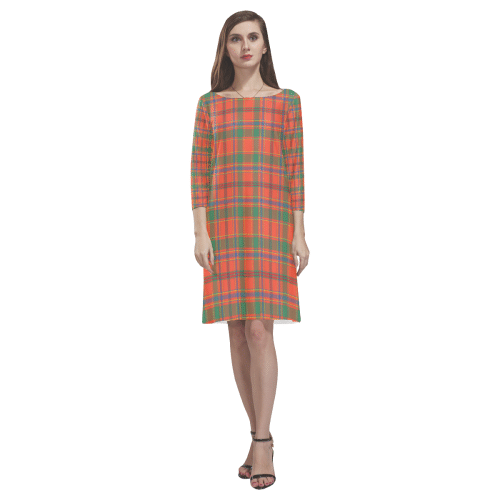 Munro Ancient Tartan Classic Round Neck Dress