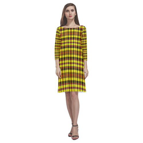 Jardine Tartan Classic Round Neck Dress