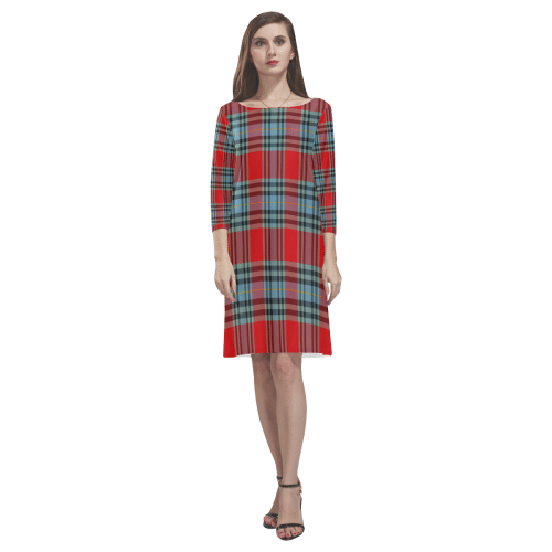 Macleay Tartan Classic Round Neck Dress