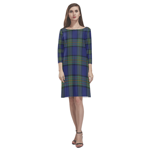 Clan Maclaren Tartan Classic Round Neck Dress