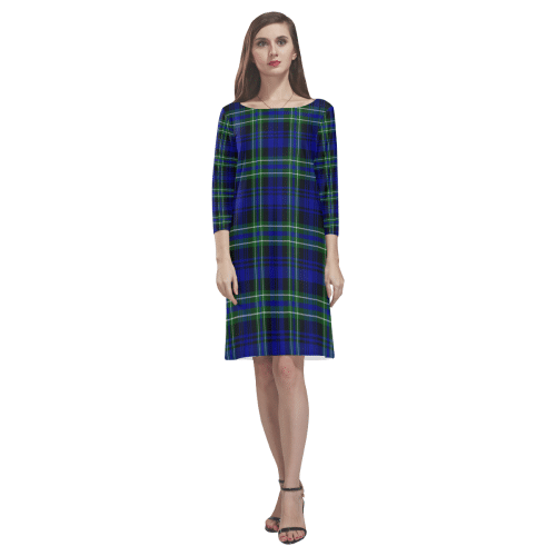 Arbuthnot Modern Tartan Classic Round Neck Dress