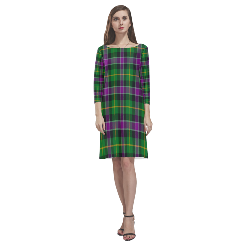 Selkirk Tartan Classic Round Neck Dress