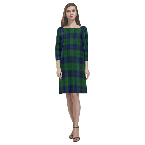 Keith Modern Tartan Classic Round Neck Dress