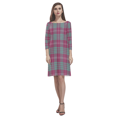 Crawford Ancient Tartan Classic Round Neck Dress