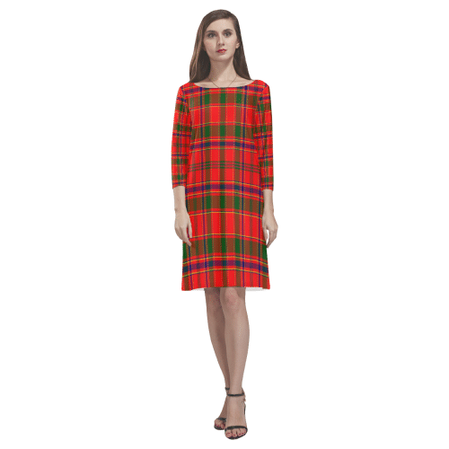 Munro Modern Tartan Classic Round Neck Dress