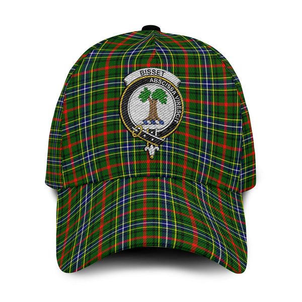 Bisset Tartan Crest Embroidery Classic Cap