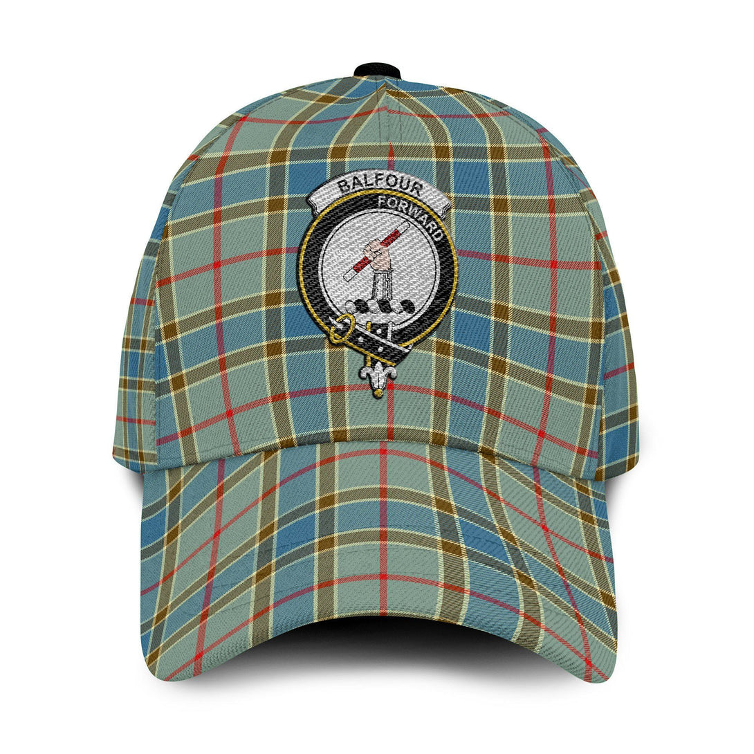 Balfour Tartan Crest Embroidery Classic Cap