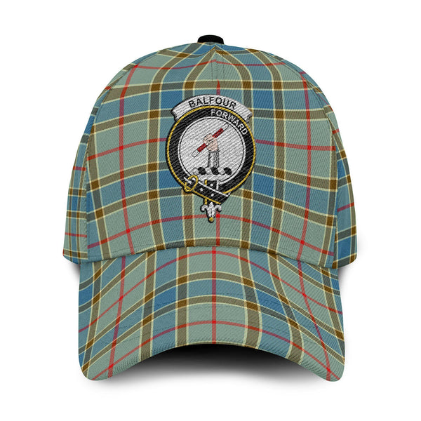 Balfour Tartan Crest Embroidery Classic Cap