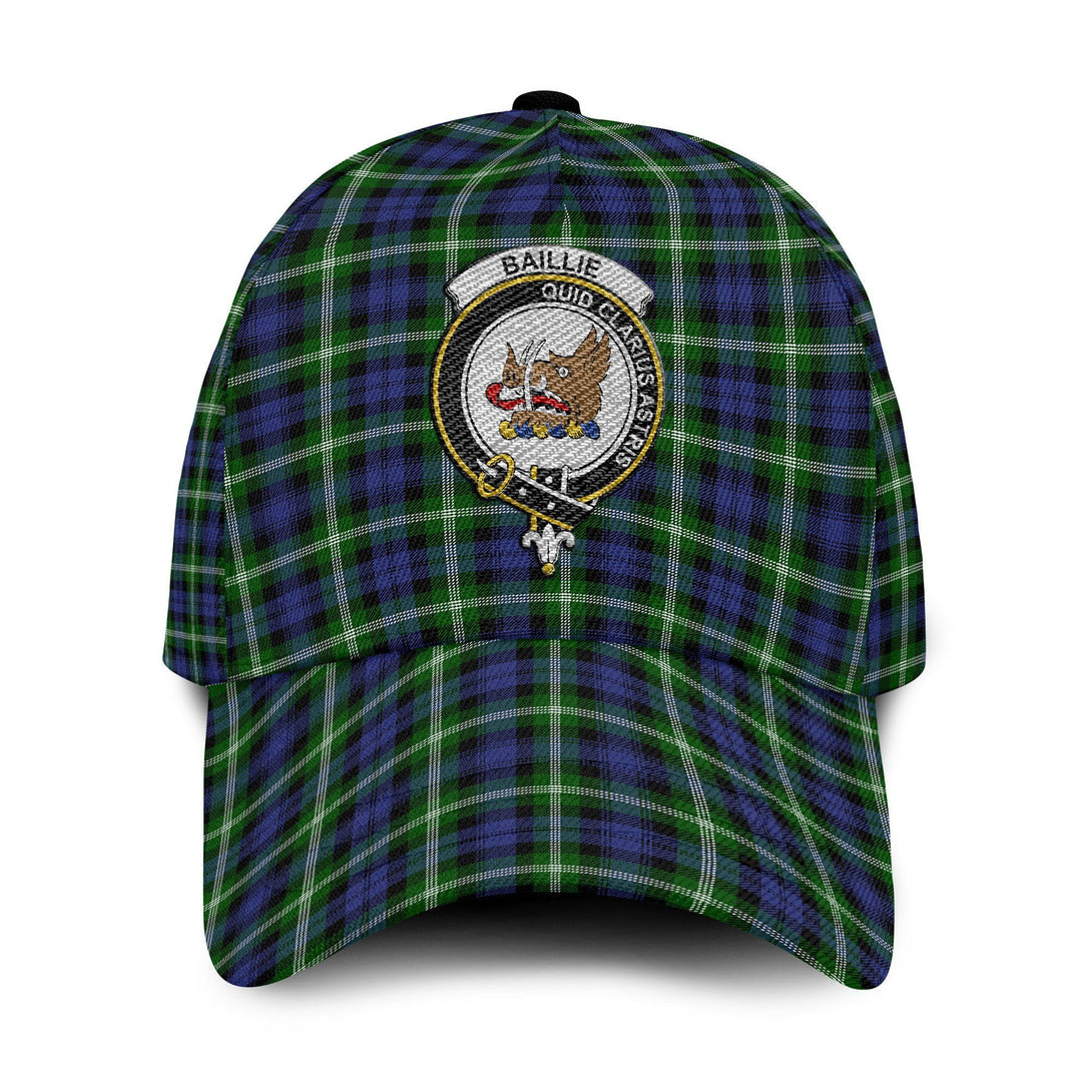 Baillie Tartan Crest Embroidery Classic Cap