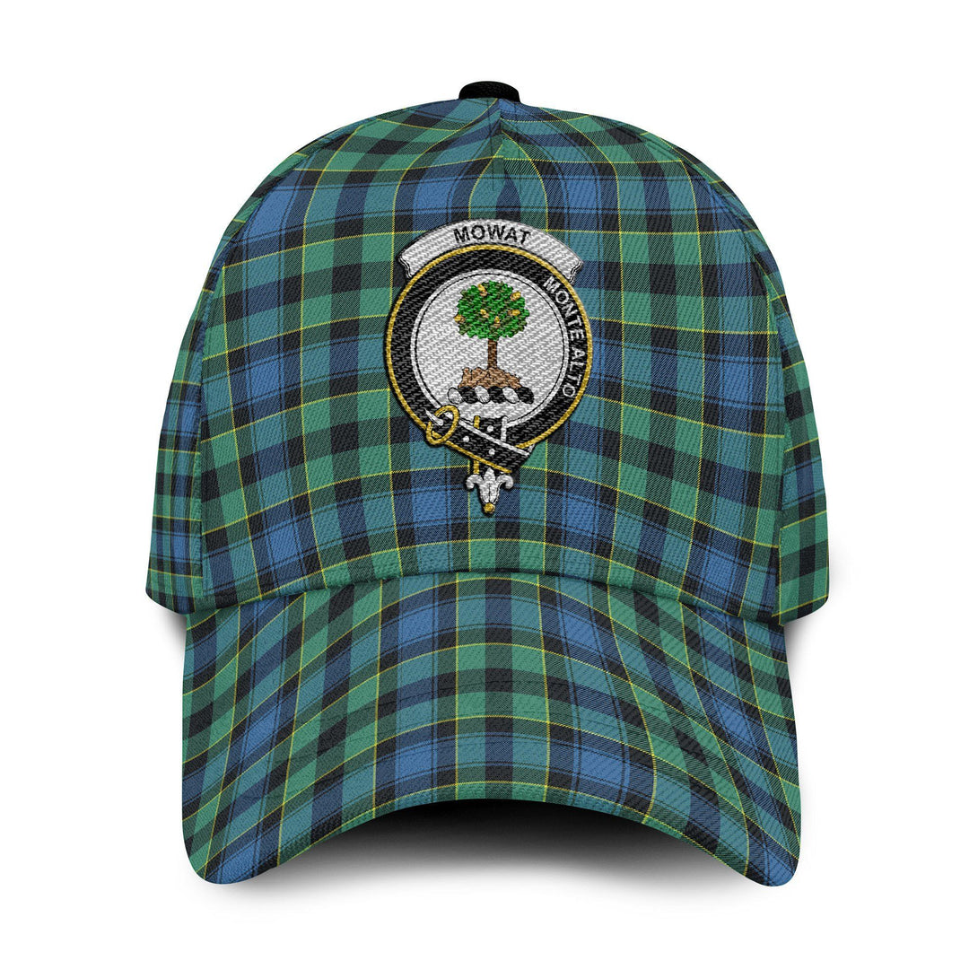 Mowat (of Inglistoun) Tartan Crest Embroidery Classic Cap