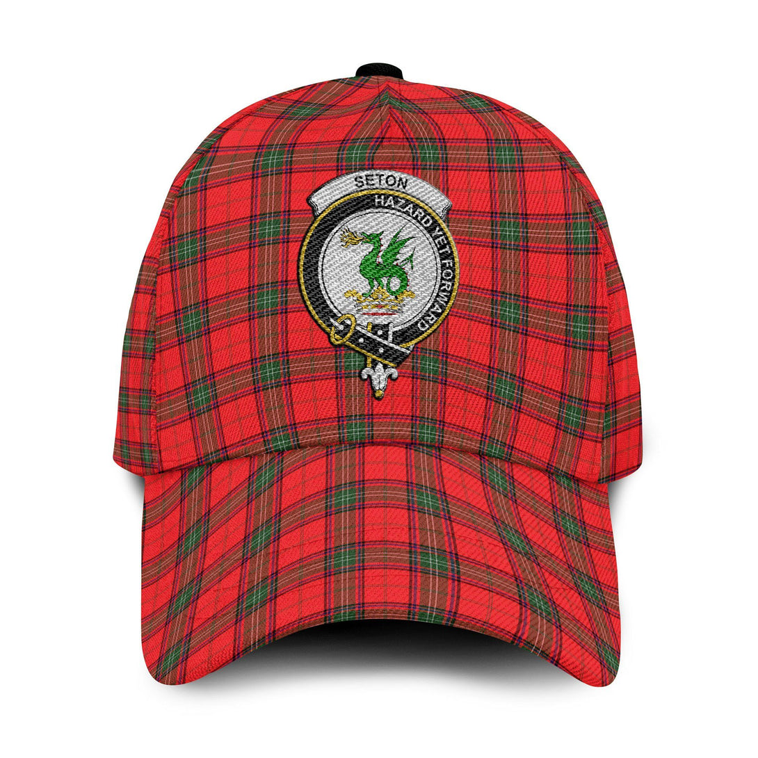 Seton Tartan Crest Embroidery Classic Cap