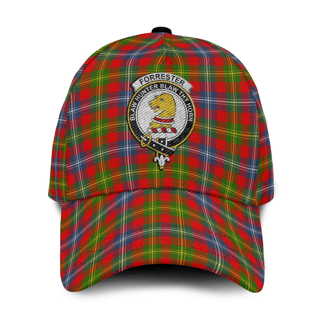 Forrester Tartan Crest Embroidery Classic Cap