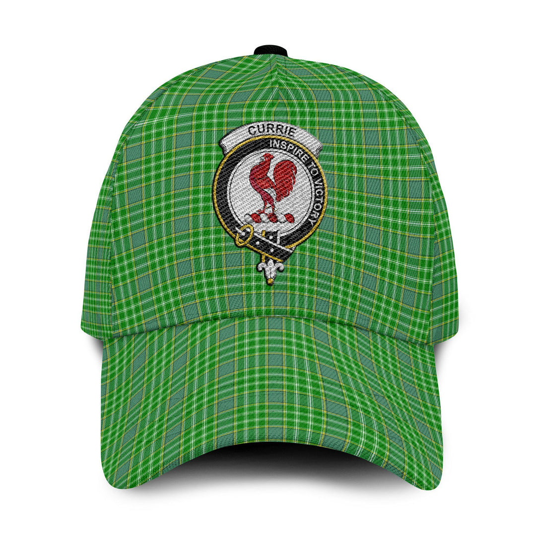 Currie Tartan Crest Embroidery Classic Cap