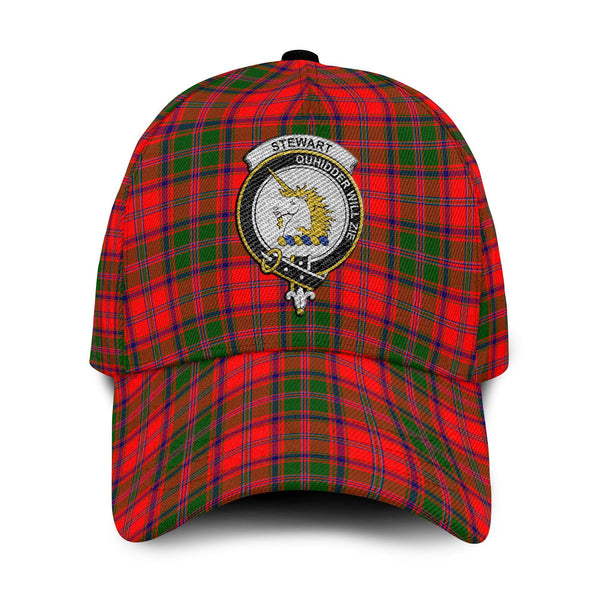 Stewart (of Appin) Tartan Crest Embroidery Classic Cap