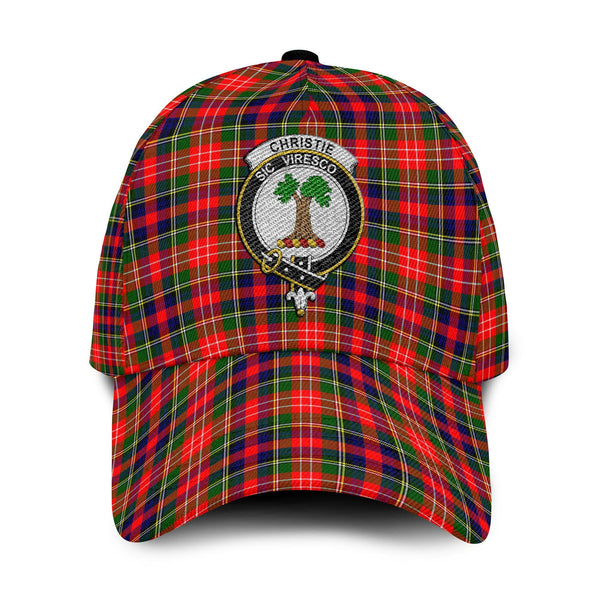 Christie Tartan Crest Embroidery Classic Cap