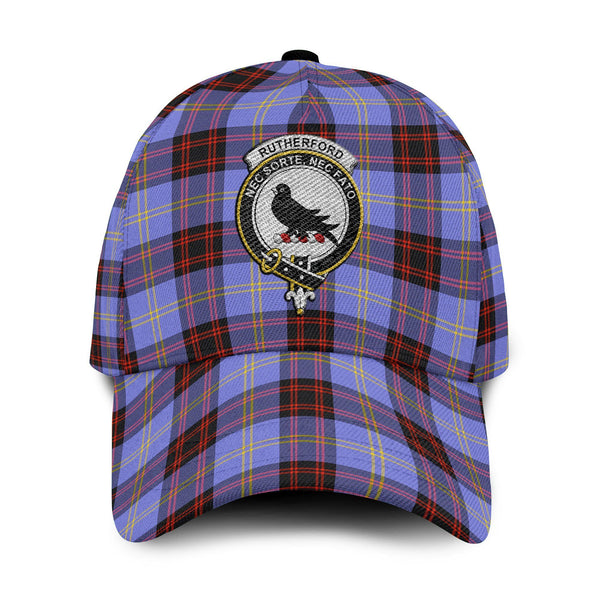 Rutherford Tartan Crest Embroidery Classic Cap