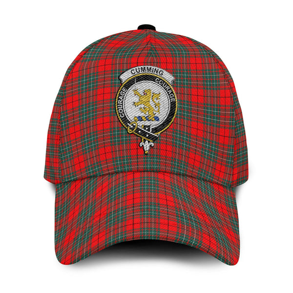 Cumming Tartan Crest Embroidery Classic Cap