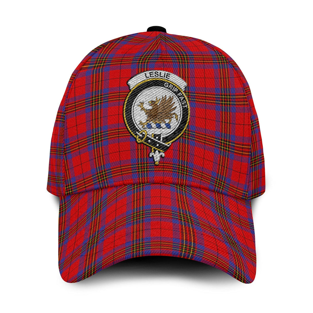 Leslie Tartan Crest Embroidery Classic Cap