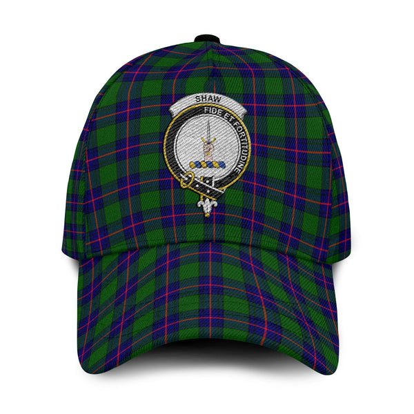 Shaw (of Tordarroch) Tartan Crest Embroidery Classic Cap