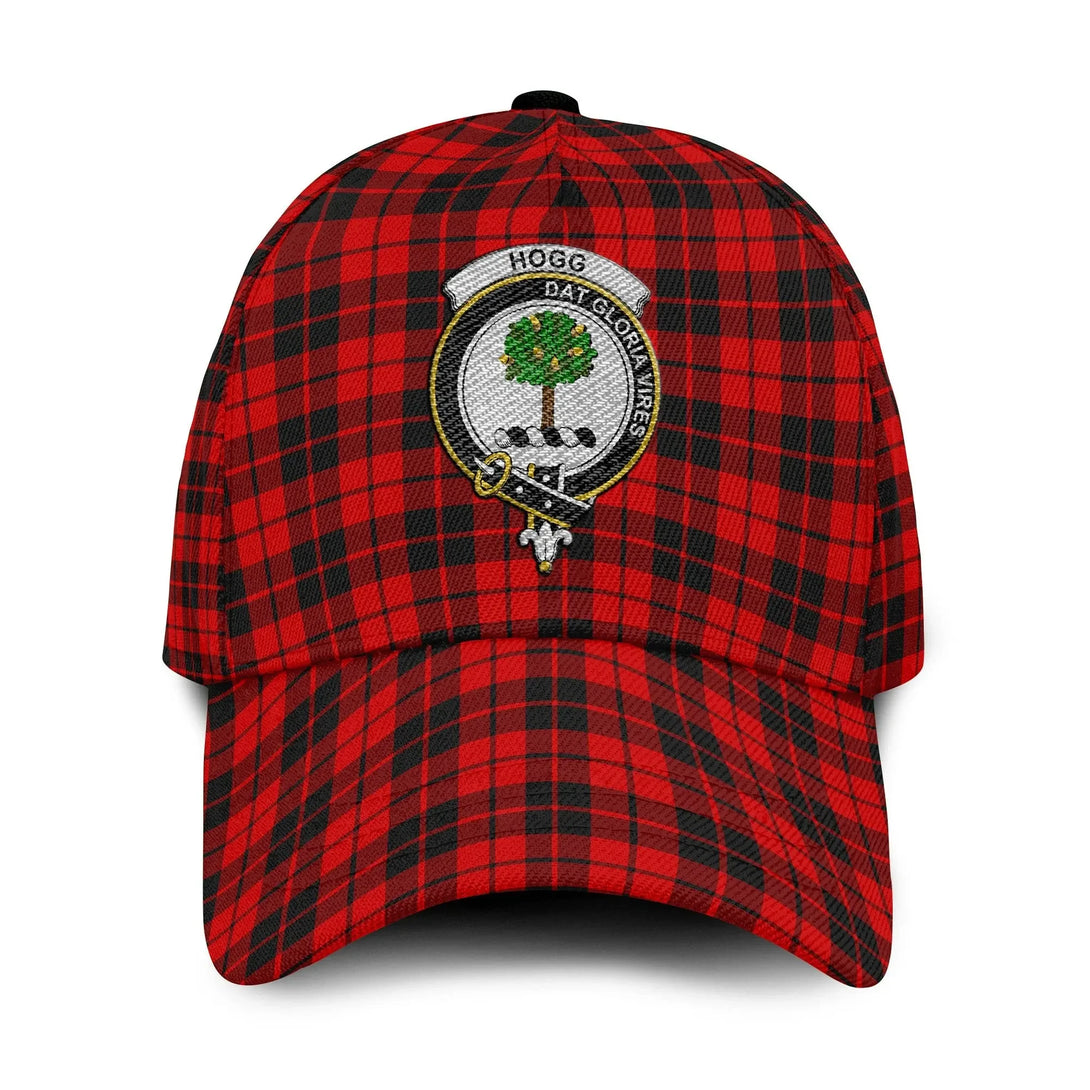 Hogg (or Hog) Tartan Crest Embroidery Classic Cap