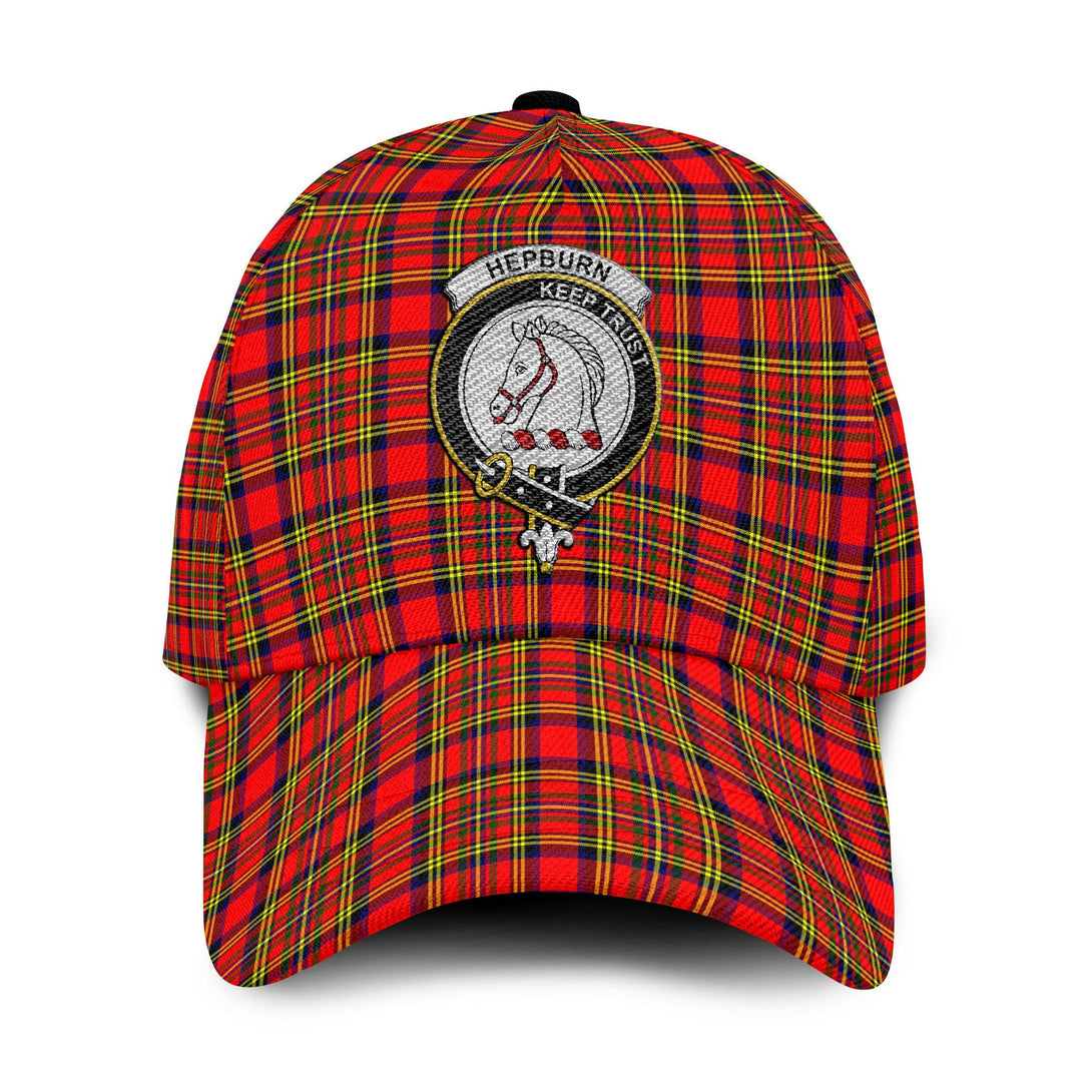 Hepburn Tartan Crest Embroidery Classic Cap