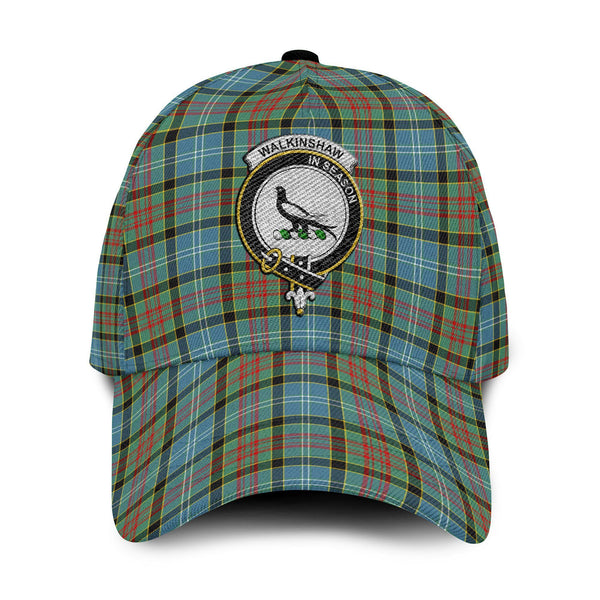 Walkinshaw Tartan Crest Embroidery Classic Cap