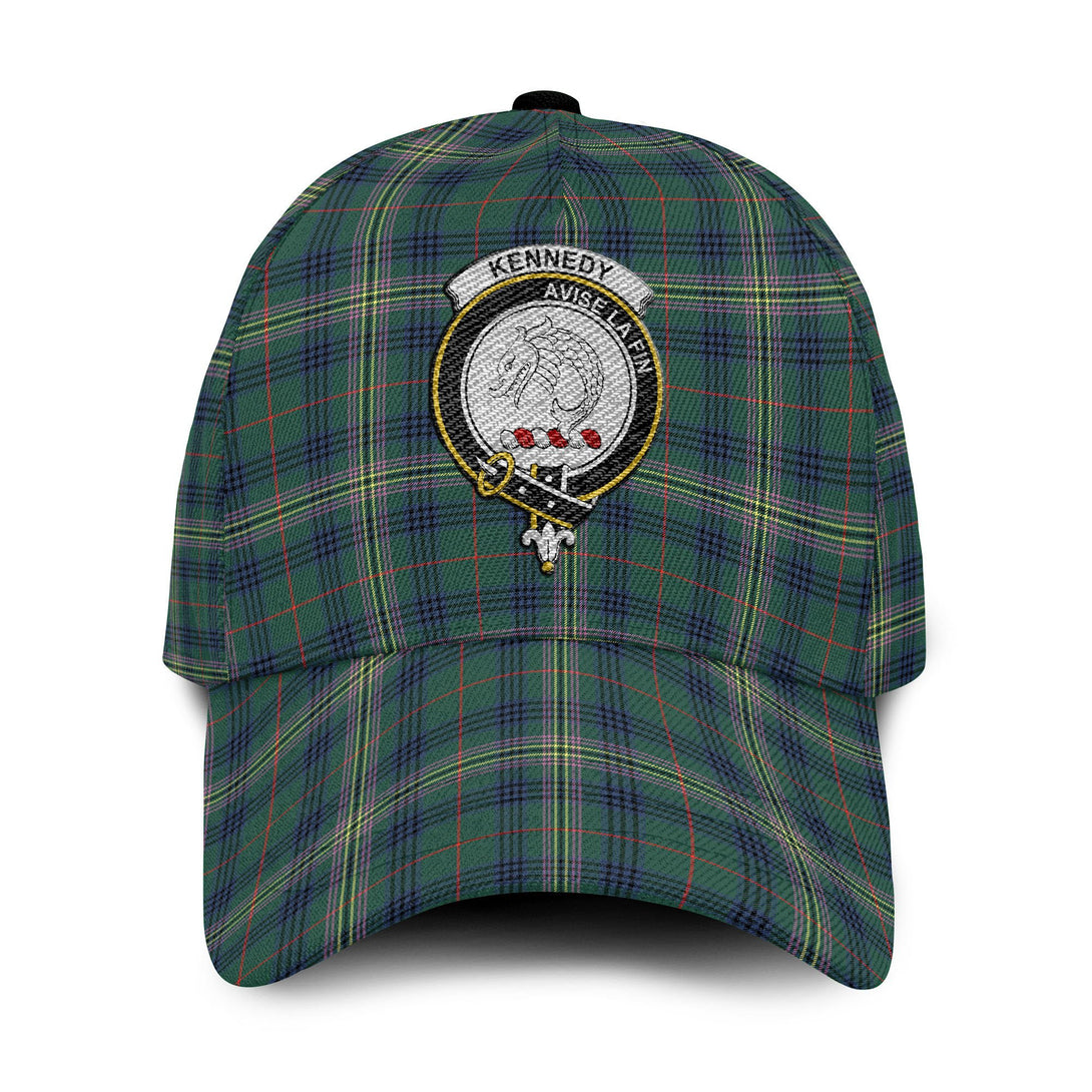 Kennedy Tartan Crest Embroidery Classic Cap