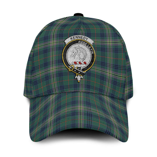 Kennedy Tartan Crest Embroidery Classic Cap